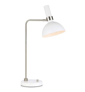 LARRY Table 1L White/Steel 107502 Markslojd