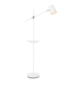 LINEAR Podłogowa 1L USB Biała 107308 Markslojd