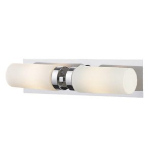 NORRSUNDET Kinkiet 2L Chrom/Biały IP44 102478 Markslojd