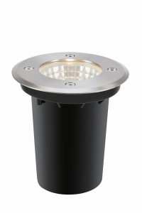 GARDEN 24 Ground Spot 6W Steel/Black 108536 Markslojd