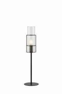TUBO Table 1L 50cm Black/Clear 108555 Markslojd