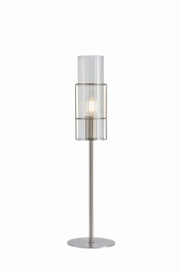 TUBO Table 1L 50cm Satin Nickel/Clear 108557 Markslojd