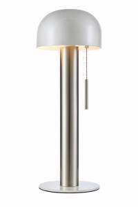 COSTA Table 1L Satin Nickel/White 108577 Markslojd