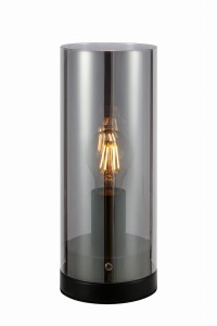 POST Table 1L 12cm Black/Plated Smoke 108734 Markslojd