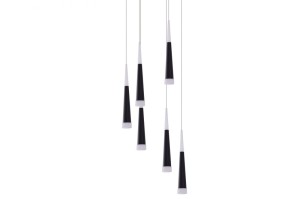 Lampa wisząca BRINA 6 czarna AZ0956 Azzardo Azzardo