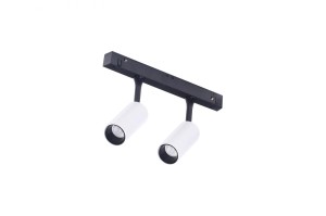 ALFA NIKKI 2 TRACK MAGNETIC 2x3W 3000K WH/BK AZ4593 Azzardo