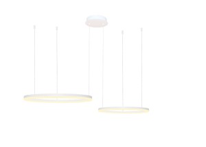 HALO PENDANT 80+60 CCT WH + REMOTE CONTROL AZ4977 Azzardo
