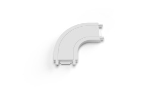 GAMMA TRACK MAGNETIC 5mm ROUND CORNER90 WH AZ5327 Azzardo