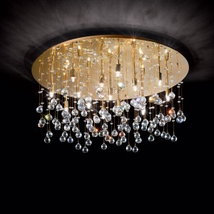 MOONLIGHT PL15 złota 082790 Ideal lux