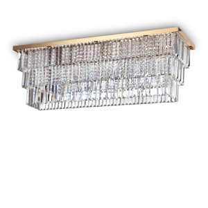 MARTINEZ PL8 złoty 213569 Ideal lux