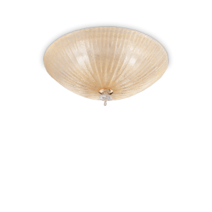 SHELL PL3 bursztynowa 140179 Ideal lux