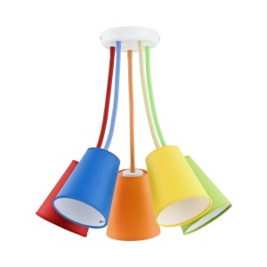 WIRE COLOUR LAMPA SUFITOWA 5 PŁ 2107 TK Lighting