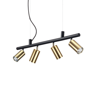 DYNAMITE SP4 OTTONE SATINATO mosiądz 244624 Ideal lux