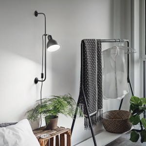 SHOWER AP1 NERO czarny 179643 Ideal lux