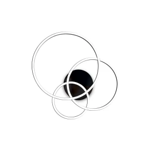 FRAME PL CERCHIO NERO 269825 Ideal lux