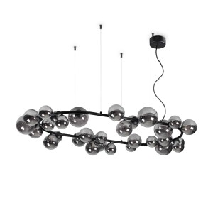 PERLAGE Czarny 296753 Ideal lux