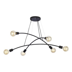 HELIX BLACK LAMPA WISZĄCA 6 PŁ 2726 TK Lighting