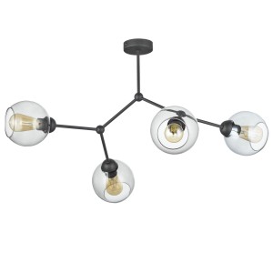 FAIRY LAMPA SUFITOWA 4 PŁ CZARNA 2730 TK Lighting