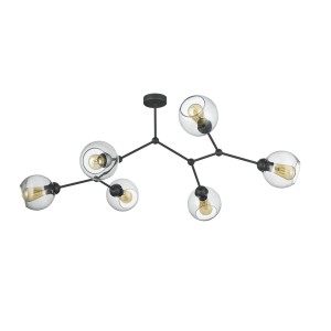 FAIRY LAMPA SUFITOWA 6 PŁ CZARNA 2731 TK Lighting