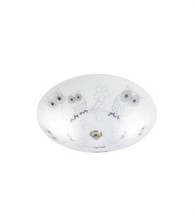 UGGLARP Plafond 2L 39cm White/Black 108764 Markslojd