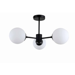 Lampa wisząca Roma 3xE14 czarna LP-1345/3P BK Light Prestige