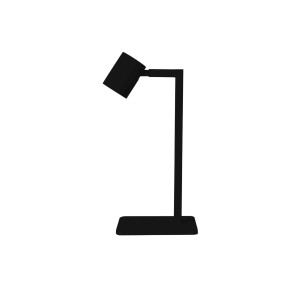 Lampa biurkowa Snow 1xGU10 czarna LP-731/1T BK Light Prestige