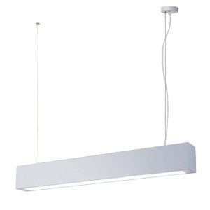 Lampa wisząca Ibros średnia 18W CCT IP20 1xLED biała LP-7001/1P 20 WH-63 18 CCT