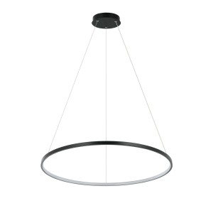 Lampa wisząca Ring średni CCT 1xLED czarny LP-909/1P M BK CCT