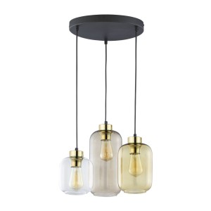 MARCO BROWN LAMPA WISZĄCA 3 PŁ KOŁO 3175 TK Lighting