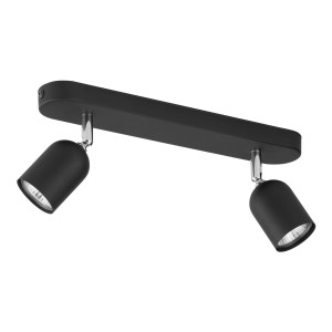 TOP LAMPA SUFITOWA 2 PŁ CZARNY/CHROM 4416 TK Lighting