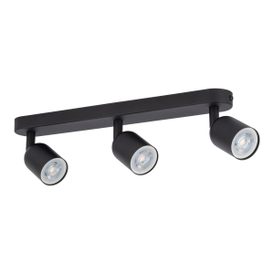 TOP LAMPA SUFITOWA 3 PŁ CZARNY/CHROM 4417 TK Lighting