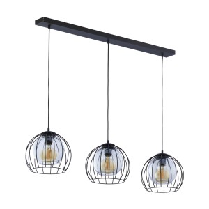 UNIVERSO BLACK LAMPA WISZĄCA 3 PŁ 4483 TK Lighting