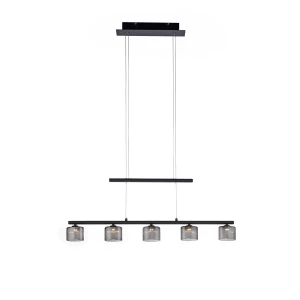 Lampa wisząca sufitowa HYDRA 5 - punktowa czarny PaulNeuhaus - 2209-18