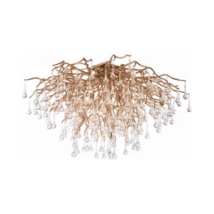 Lampa sufitowa ICICLE 14 - punktowa postarzany mosiądz PaulNeuhaus - 8092-11