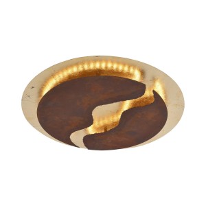 Lampa sufitowa NEVIS 1 - punktowa rdzawy PaulNeuhaus - 6983-48