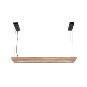 Lampa wisząca sufitowa PALMA 1 - punktowa naturalnego drewna PaulNeuhaus - 2625-79