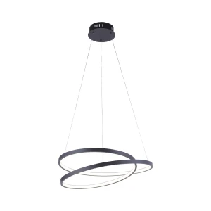 Lampa wisząca sufitowa ROMAN 1 - punktowa czarny PaulNeuhaus - 2472-18