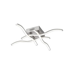 Lampa sufitowa WAVE 4 - punktowa srebrny LeuchtenDirekt - 15131-55
