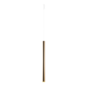 Lampa wisząca Akadi 1 - Mosiądz polerowany-biała (700 mm) 8884 Antigo/Amplex