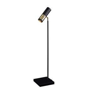 Lampa stołowa Kavos - Mosiądz polerowany-czarna (900 mm) 8376 Antigo/Amplex