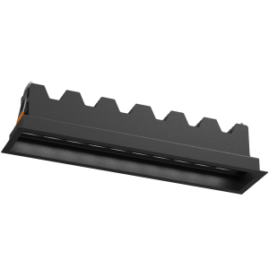 Lampa wpuszczana A - Glare in 10 - Czarna 3000K 3050 Antigo/Brosline