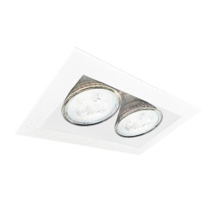 Lampa wpuszczana Cage in mini 1-2 - Biała 3035 Antigo/Brosline