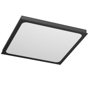 Plafon Hika - Czarny (610x610 mm) 3000K 1056 Antigo/Brosline