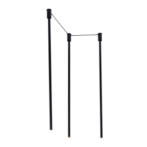 Lampa wisząca alha N 3 - Czarna 9004 Antigo/Dohar
