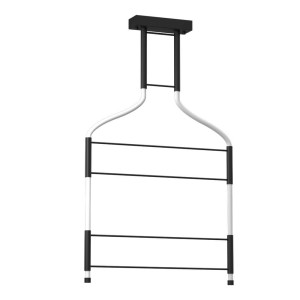 Lampa wisząca alha S 2 - Czarna (570 mm) 4000K 9058 Antigo/Dohar