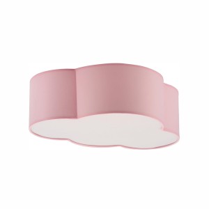 CLOUD LAMPA SUFITOWA RÓŻOWY PASTELOWY MINI 2 PŁ 6075 TK Lighting