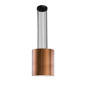 Lampa wisząca IHI - Czarna-miedziany (480 mm) 9493 Antigo/Dohar