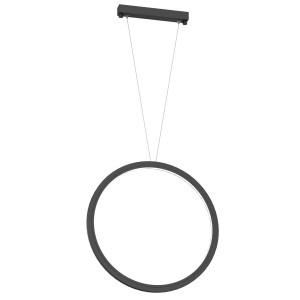 Lampa wisząca Ikuna O - Czarna (450 mm) 3000K 5074 Antigo/Shilo
