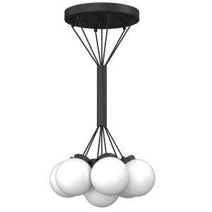 Lampa wisząca iO 7 mini - Czarna (500 mm) 5071 Antigo/Shilo