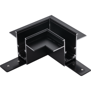 Łącznik L podtynkowy szynoprzewodu magnetycznego Komatsu 48V - Czarny 6509 Antigo/Shilo